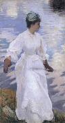 John Singer Sargent Lady Fishing Mrs Ormond France oil painting artist